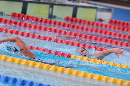 Isabel Marie Gose (GER) seen in action during the Women 1500m Freestyle at the 61th Settecolli International Swimming Final, at the Foro Italico sports complex.