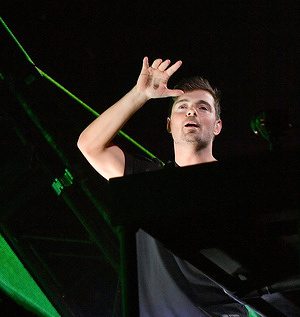 Martin Garrix performs ahead of Super Bowl LX at the Bill Graham Civic Auditorium