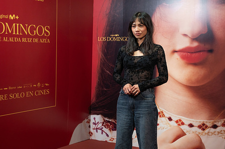 Marta Nieto attends the photocall for the premiere of "Los Domingos" at the Paz cinema in Madrid.