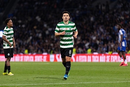 Sporting CP's Pedro Gonçalves in action during the Taça de Portugal match between Sporting CP vs FC Porto at Estádio do Dragão. Sporting CP 0 - 0 FC Porto
Semi-Fional Leg 2 of 2 
Aggregate Sporting CP 0 -1 FC Porto