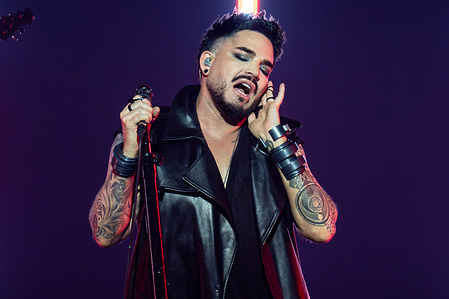 Adam Lambert seen performing live on stage during a concert. Adam Lambert performed at a concert at Roundhouse Camden, London UK July 21st 2026 to celebrate the release of his new Album 'ADAM'