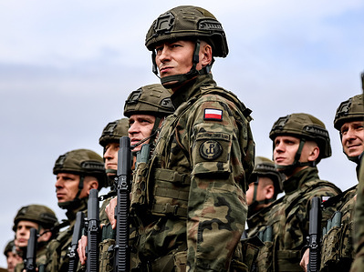 The Territorial Defence Force soldiers attend the opening of the military complex of the 114th Light Infantry Battalion. The Territorial Defence Force (TDF), or Wojska Obrony Terytorialnej (WOT), is the fifth branch of the Polish Armed Forces, comprised of professional and part-time volunteer soldiers, focused on defending Poland's territory and supporting civilian agencies during peacetime.