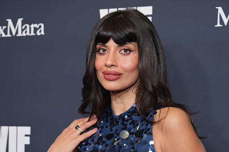 Jameela Jamil attends the 2025 WIF Honors Presented By Max Mara at the Beverly Hilton