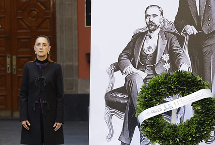 Claudia Sheinbaum, Mexican President leads a ceremony commemorating the 113th anniversary of the death of Francisco I. Madero at the National Palace. Francisco I. Madero was a champion of democracy and a key figure in the Mexican Revolution. His legacy includes the fight for effective suffrage and the prohibition of reelection.