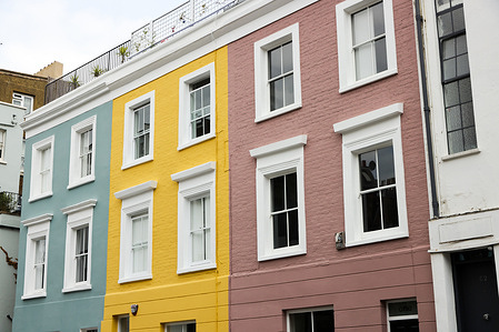 A quintessential row of terraced houses in West London, featuring classic British architecture and vibrant colors. Over 3 million potential homeowners have been locked out of the market since 2008 financial crisis, new research from Pepper Money reveals.