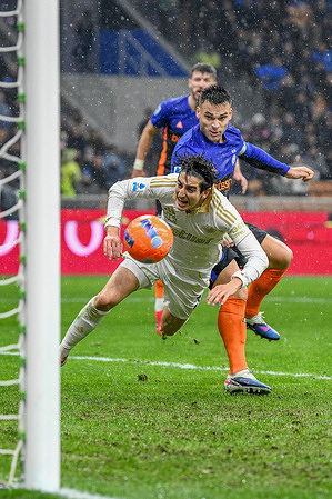 Lautaro Martinez of Inter seen during Serie A 2025/26 football match between Inter and Pisa at San Siro Stadium. Final score; Inter 6:2 Pisa