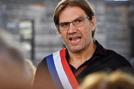 French deputy, Hendrick Davi of the far left party, La France Insoumise (LFI) speaks during the euthanasia demonstration. At the call of the Association for the Right to Die with Dignity, the League of Human Rights and People's Free Thought came together to demand a fundamental law on the end of life to authorize assisted death as this is already the case in Italy, Spain, Portugal, Austria, the Netherlands and soon in Germany. There are 90% of French people would be in favor of it.