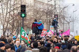 SOPA Images - Gallery - Tenth anti-pension reform rally in Paris, France