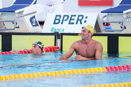 Gregorio Paltrinieri (ITA) is seen in action during the Men 1500m Freestyle Heat 1 of 2 at the 61th Settecolli International Swimming Final.