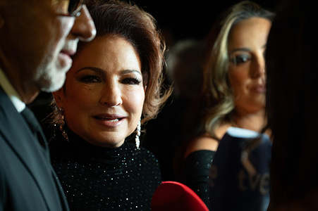 Gloria Estefan attends the Vanity Fair Awards at La Borda Del Mentidero, Madrid.