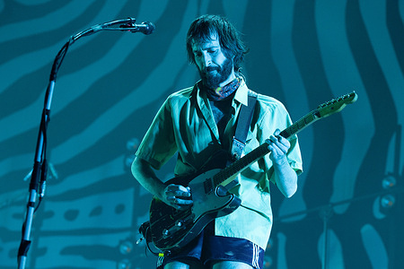 Singer José Luna, of Sexy Zebras performs during her performance festival INVERFEST at the Circo Price.