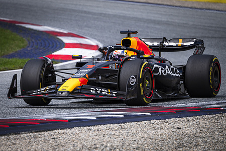 Oracle Red Bull Racing’s Dutch driver Max Verstappen competes during the Austrian F1 Grand Prix race. Max Verstappen won everything possible during the Austrian F1 Grand Prix. He took the pole position during qualifying session of Friday, took the pole during Sprint Shootout, won the Sprint race and ended the weekend at the Red Bull Ring with a comfortable win ahead of Ferrari's Monegasque driver Charles Leclerc. Verstappen's team-mate Sergio Perez of Mexico took third after a remarkable driver from 15th place on the start grid.