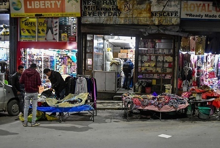 A road side vendor seen selling clothes during evening time in Srinagar, Kashmir.
Kashmir is the northernmost geographical region of the Indian subcontinent. It is currently a disputed territory, administered by three countries: India, Pakistan and China.
