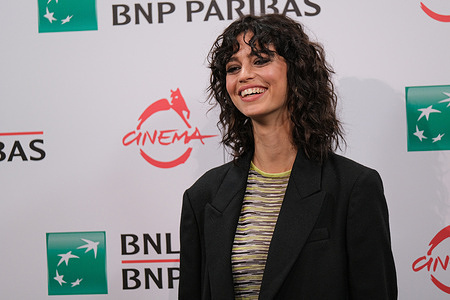 Martina Gatti attends a photocall for the movie "Troppo Azzurro" during the 18th Rome Film Festival at Auditorium Parco Della Musica in Rome.
