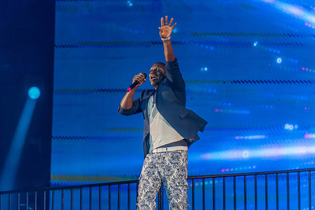 Singer Akon performs live at Soho garden as Luxury Real Estate Developer Leos launches its Leos Royal project.