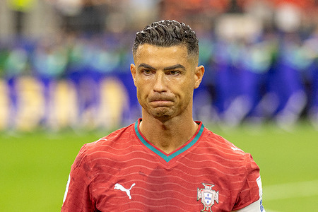 Cristiano Ronaldo of Portugal seen during FIFA World Cup 2026 football match between Portugal and Spain at AT&T Stadium Stadium (Dallas). Final score; Portugal 0:1 Spain.