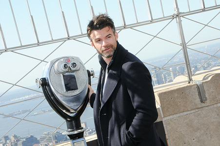 Actor Daniel Gillies visits the Empire State Building ahead of the US premiere of his upcoming film, 'Coming Home in the Dark', in New York City.