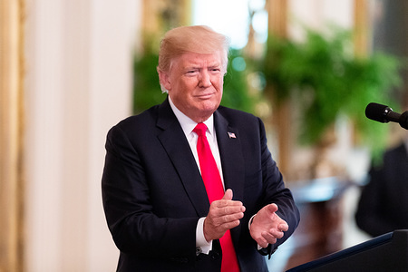 Medal of Honor Ceremony with President Donald Trump presenting the Medal of Honor to the late Sgt. John A. Chapman in the White House.