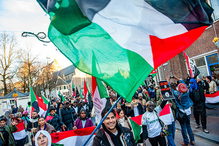 A Sudanese flag is raised during the protest. Sudanese people and supporters protested against the ongoing war and ethnic cleansing in Sudan, accusing Western governments of fuelling the conflict through arms sales and political support. 
The rally comes amid growing international outrage over the war between Sudan’s Armed Forces and the paramilitary Rapid Support Forces (RSF), which has killed thousands and displaced millions.