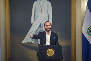 SOPA Images - Gallery - President Nayib Bukele press conference in San ...