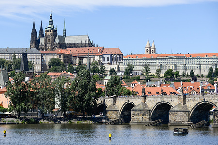 A view of the Prague Castle.