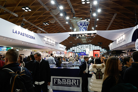 The Fabbri stand during the SIGEP WORLD, the World Expo for Foodservice Excellence at the Rimini Expo Centre.