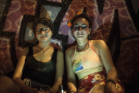 Participants seen at the closing party of the Istanbul Pride Week. Gay rights groups and the LGBT community celebrated the event with a closing party called “Sınır” (border) at Roxy Club, in the European district of Istanbul, where few hours earlier the Pride Walk took place.