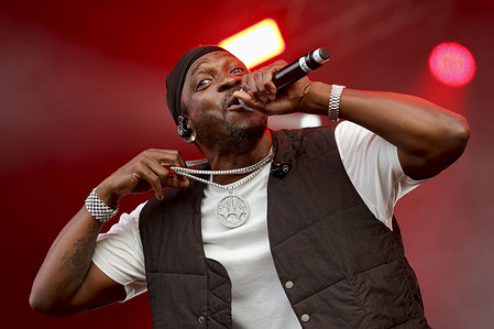 American rapper, songwriter and record executive, Pusha T, performs live on stage at the Primavera Sound in Porto.