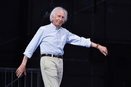 Spanish actor and playwright Albert Boadella, seen during the presentation of "The Pride of Loving You" at the Canal Theater in Madrid.