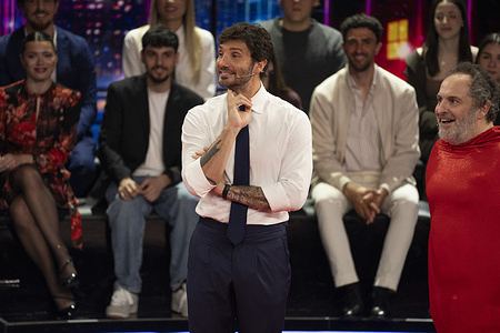 Stefano De martino seen during the 6th episode of the Rai 2 TV show "Step Stasera tutto è possibile" at auditorium rai.