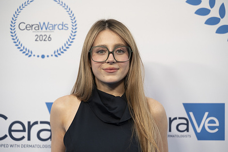 RoRo Bueno attends the 'Cerawards' 2026 photocall at the Joy Eslava Club.