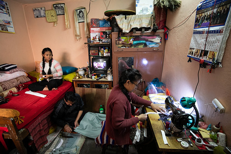 Locals make free protective face shields during the fifth day of lock down imposed by government amid concern Covid-19 coronavirus outbreak in Kathmandu.
WHO calls on industry and governments to increase Personal Protective Equipment in manufacturing by 40 per cent to meet rising global demand.