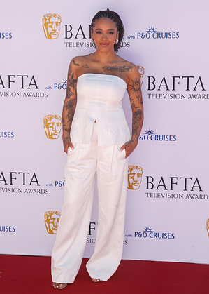 Yinka Bokinni attends the BAFTA Television Awards 2025 held at the Royal Festival Hall, London.