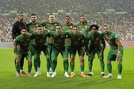 The Amedspor team seen at Diyarbakir Stadium. Kurdish team Amedspor moved to the top of the Turkish Super League standings in the sixth week of the season after defeating Besiktas 3–2 at home in Diyarbakir. The victory lifted Amedspor above Galatasaray and Besiktas in the standings, sparking hours of celebrations among fans across Diyarbakir. Amedspor was promoted to the Turkish Super League this year.