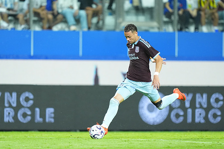 Alysson Edward of Aston Villa seen in action during the pre-season friendly match between BG Pathum United and Aston Villa as part of the Asia Tour at BG Stadium. Aston Villa defeated BG Pathum United 3-1.
