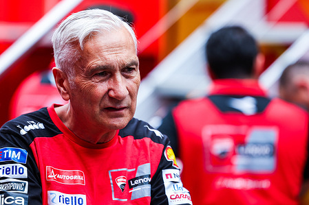 Davide Tardozzi Team Manager of Ducati Corse seen during the MotoGP GP16 Red Bull Grand Prix of San Marino and the Rimini Riviera - Press Conference at Misano World Circuit Marco Simoncelli.