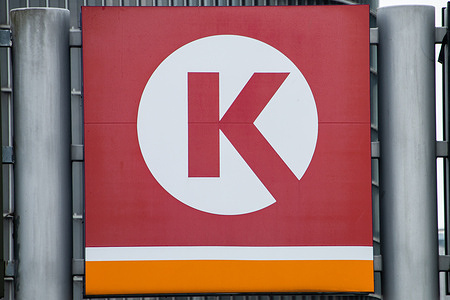 A logo of the Canadian-American convenience store chain Circle K is seen.