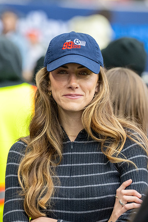 Actress Emily Bader, a cast member of the upcoming Netflix film The 99’ers, attends the SheBelieves Cup final match between the United States Women's National Team (USWNT) and Colombia at Sports Illustrated Stadium in Harrison. Cast members of the upcoming Netflix film The 99’ers attend the SheBelieves Cup final match between the United States Women's National Team (USWNT) and Colombia at Sports Illustrated Stadium in Harrison. The United States defeated Colombia 1-0 to win the tournament title.