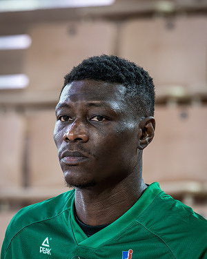 Nanterre 92 player #7 Ibrahima Fall Faye seen during the 11th day of the Betclic Elite Basketball regular season between AS Monaco and Nanterre 92 at Salle Gaston Medecin Arena. Final score; AS Monaco 91:82 Nanterre 92.