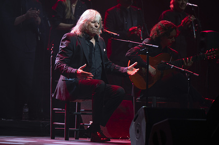 The singer Jose Merce performs during her performance festival INVERFEST at the Circo Price on Madrid on April 11, 2026, Spain