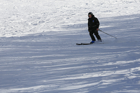 A skier is seen at Mt Buller Ski Resort. Mount Buller, a popular alpine resort in Victoria, Australia, attracts winter sports enthusiasts with its ski slopes, snowboarding runs, and picturesque snow-covered landscapes. The resort is a major destination during the Australian snow season, offering activities for both beginners and experienced skiers. In 2024, Mount Buller recorded over 444,000 visitor days, reflecting its continued popularity despite a shorter season due to early closure in September.
