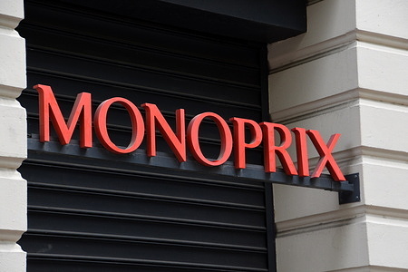 A Monoprix logo seen at one of their stores.
On June 2, 2021, 25 Monoprix stores were on strike in France, in particular to protest against the understaffing within the Monoprix group.