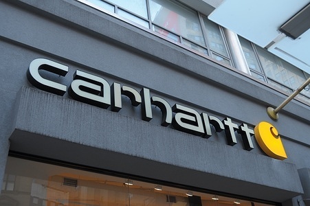 A Carhartt store is seen in Manhattan, New York City.