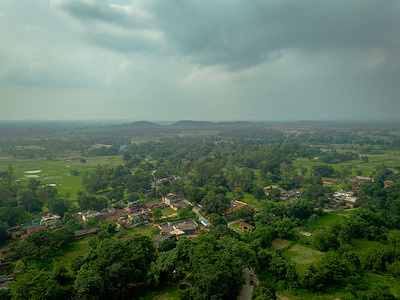 (EDITORS NOTE: Image taken with drone)
Kapilo village with mountains in the background and fields in the foreground in Giridih district. Villagers rely on farming and seasonal crops, with the region’s hilly terrain and green cover highlighting rural development in eastern Jharkhand. Kapilo panchayat, nationally recognised in 2023 for its infrastructure, supports agriculture as the primary source of livelihood, with local development initiatives sustaining farming and highlighting rural progress in the region.