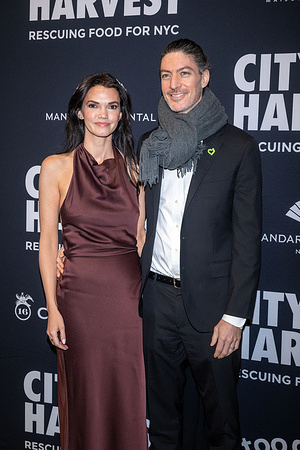 (L-R) Lauren Secchi and Stefano Secchi attend 2026 City Harvest Gala: Shaken, Not Stirred at Cipriani 42nd Street.