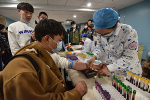 SOPA Images - Gallery - Conscription physical examination in Fuyang, China.