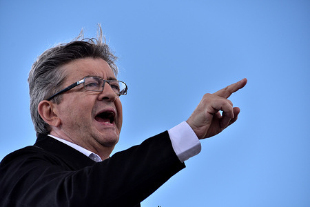 Jean-Luc Melenchon during his last campaign for the presidential elections in Marseille.
Jean-Luc Melenchon proposed his candidacy for the presidential election of 2022, on condition of collecting 150,000 citizen sponsorships.