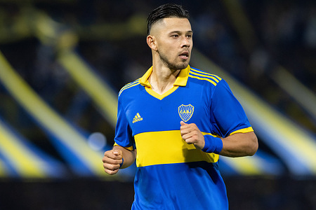 Oscar Romero of Boca Juniors looks on during a match between Boca and Central Cordoba as part of Liga Profesional 2023 at Estadio Alberto J. Armando.
(Final score; Boca Juniors 0:0 Central Cordoba)