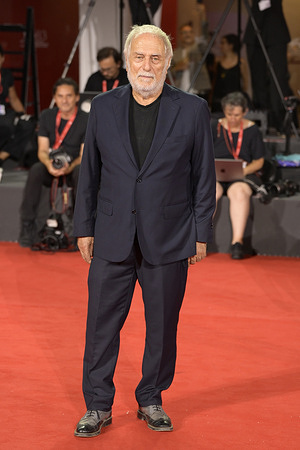 Luigi Diberti attends the red carpet of movie I Figli della scimmia during the 83rd Venice Film Festival at Palazzo del Cinema.