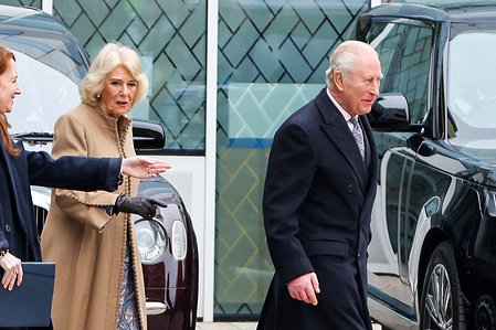 King Charles III (R) and Queen Camilla (L) depart from Barking Learning Centre Community and Family Hub. King Charles III and Queen Camilla visited the Barking Learning Centre, a community hub that houses Barking Library and several council and partner services. They met local groups supporting social care, homelessness prevention, and employment, and viewed the “Library of Things,” which lends household items to residents. The visit also included stops at Barking & Dagenham College and Eastbrook Studios to highlight local education and the borough’s growing film and TV industry.
